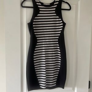 Rolls Coster Striped Mini Dress